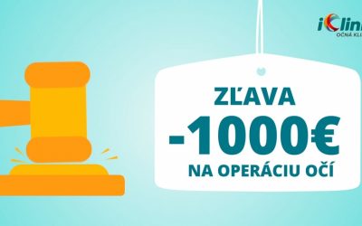 Ako získať 1 000 € zľavu na operáciu očí?